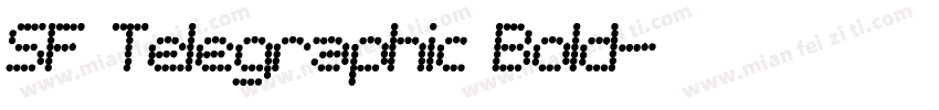 SF Telegraphic Bold字体转换
